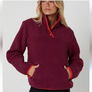 The North Face Cragmont women’s 1/4 Snap Fleece Sz Small color Boynsberry